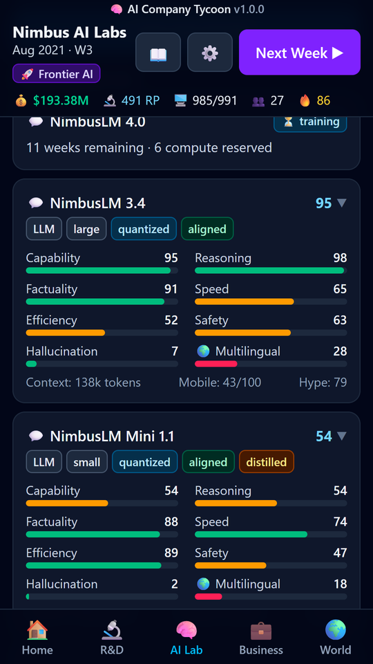 Training AI models